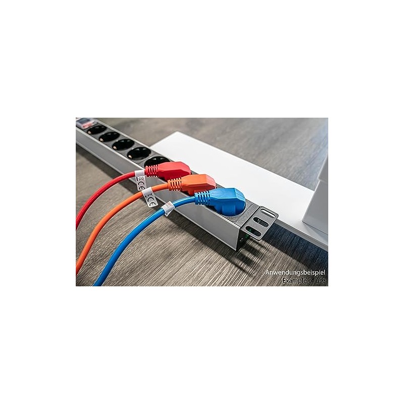 kabelmeister Power Cable Protective Contact Plug Type E+F (90° Angled)
