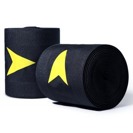 2 Pcs Arrow Pattern Floor Cord Cover for Office Carpet Wire Cover Under Desk Cable Grip Strip Management Hold Cords in Place for Power Cords Audio Cables Coaxial Cable (3.9” WX 10’L)