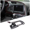 car-king888 Matte Black Center Console Navigation Frame Trim Cover For