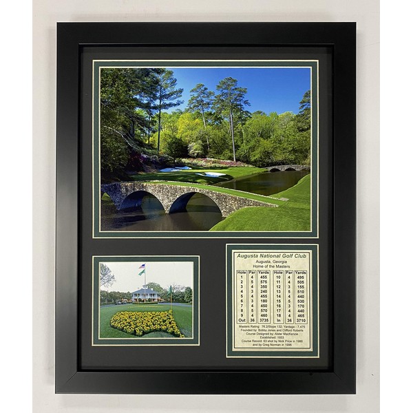 Augusta National Golf Course | 12th Hole | 12" x 15" Framed Photo Collage
