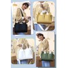 Laquest Canvas Tote Bag, Pockets, Multiple Storage, Canvas, Shoulder Bag,