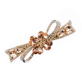 Beavorty Chic Automatic Hair Clip French Hairpin Hair Barrette Nonslip Headdress Bridal Hairpin for Women