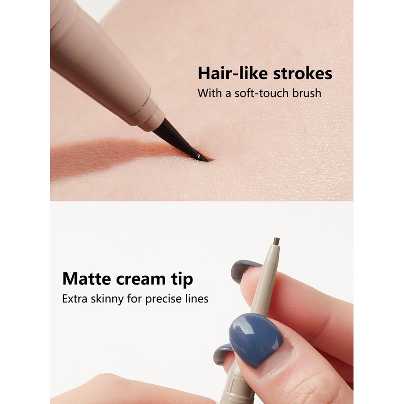 SHEGLAM Dual-Sided Eyebrow Pencils Cream Waterproof Long Lasting Eye brow