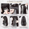jianming Extensiones Cabello Sinteticas 10 Piezas Colores Fantasía