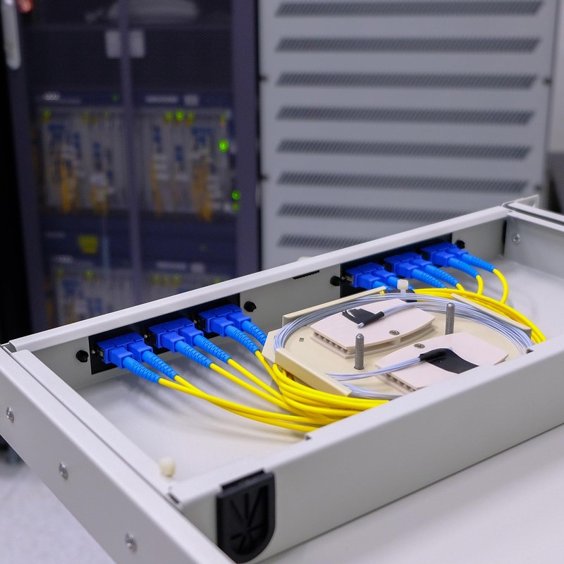 sourcing map Fiber Optical Adapter LC Male-ST Female, Single Mode