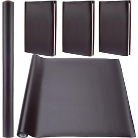 CRASPIRE PU Leather Book Cloth for Books Binding Brown 31.5 x 16.5” A3-A8 Smooth Faux Leather Surface Coated Non-Woven Base Covering Protector Bookcover Album Scrapbooking DIY Bookcloth