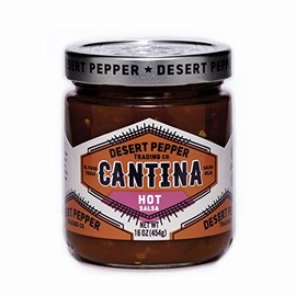 Desert Pepper Trading Company Cantina Salsa, Hot Red, 16-Ounce