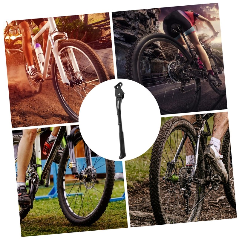 COHEALI Rear Mount Bike Kickstand Durable Aluminum Alloy Stand for