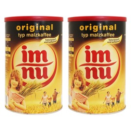 Pack of 2 in no time original, malt coffee, caffeine-free and low calorie, 2 x 200 g, instant coffee, instant powder, coffee, coffee powder, children's coffee