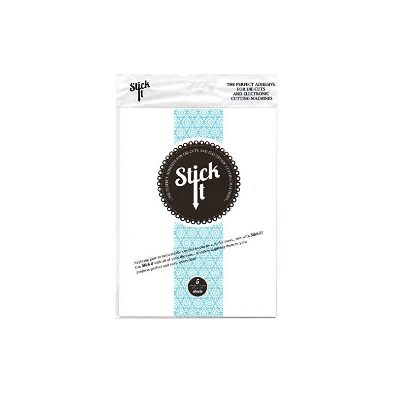 Stick It Die-Cut Adhesive (5 Sheet Pack - 8" X