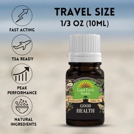 Soul Sticks 10ml Herbal Spell Oil | 100% Pure Therapeutic Grade | Rid Yourself of Negative Energy | Undiluted Natural Oil for Diffuser, Humidifier, Relaxation, & Meditation - Good Health