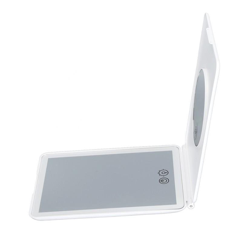 LED Makeup Mirror 3X Magnifying Lighted Compact Rechargeable Portable for