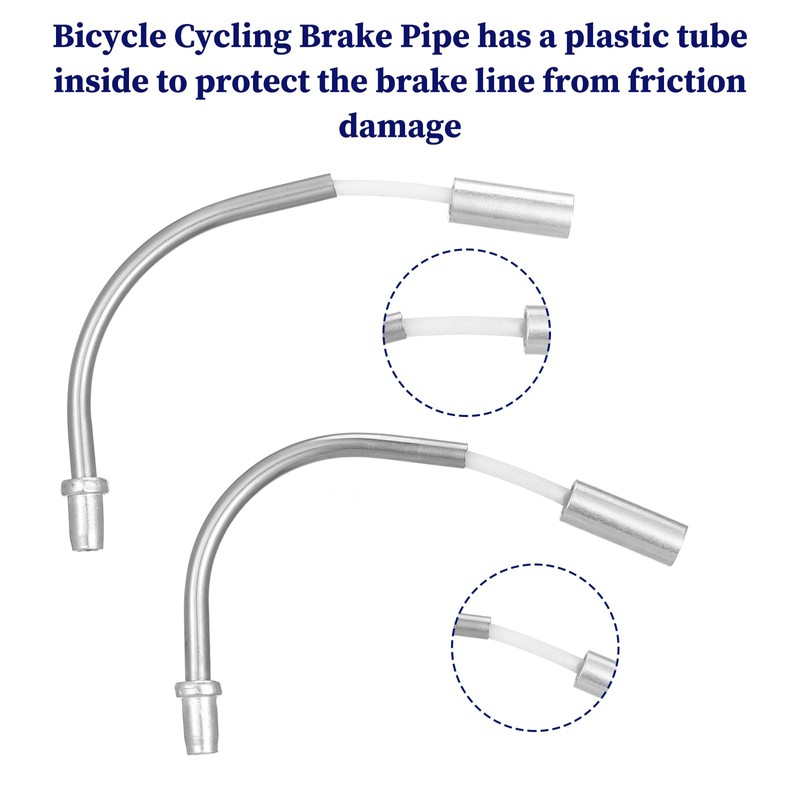 TIESOME Bike V Brake Noodle Cable Guide Pipe Set, with