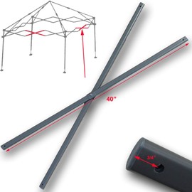 for Coleman 10' x 10' Straight Coleman Shelter Canopy Gazebo 40' Middle Truss Bar Replacement Parts