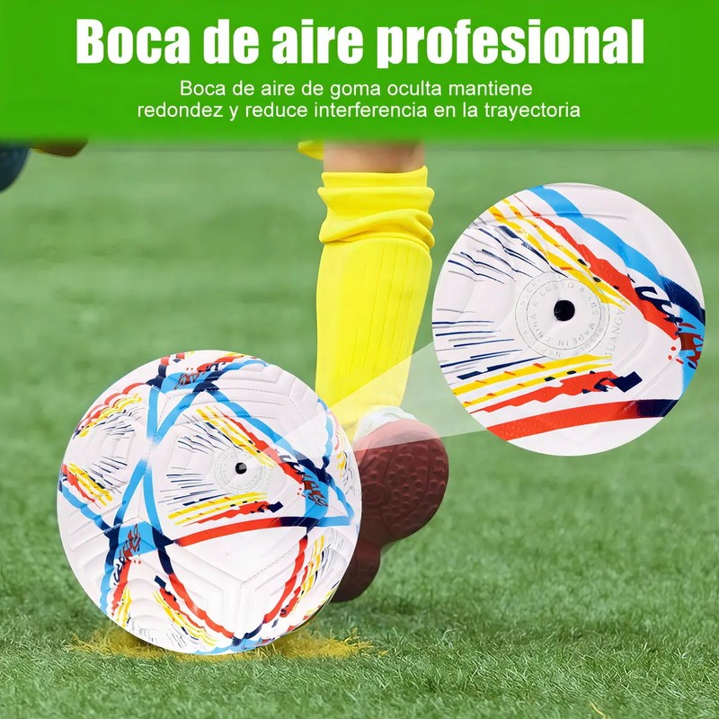 Balón de Fútbol Lawan Profesional para Competición con Red y