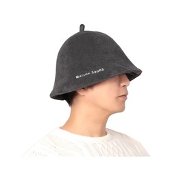 Maison Sauna Sauna Hat 【Recommended by Sauna and Spa Health Advisors】 Prevents Heat Stroke Towel Fabric Sauna Hat Easy to Wash Men's and Women's Sauna Goods