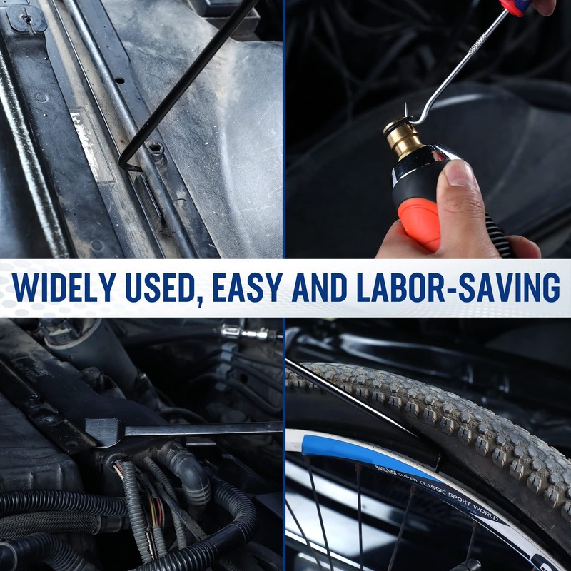 WORKPRO 9Pcs Precision Pick & Hook Set with Scraper, Automotive