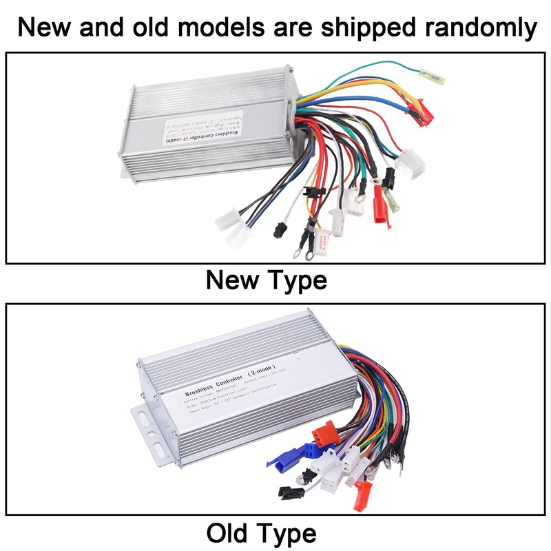 48V-64V 1000W-1500W Electric Controller for Brushless Motor, Smooth 12-Tube Drive