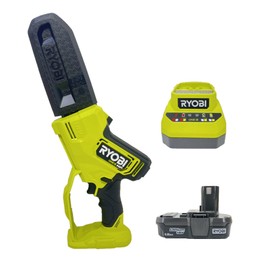 RYOBI ONE+ HP 18V Brushless 6 in. Compact Pruning Mini Chainsaw Kit with Battery and Charger (Renewed)
