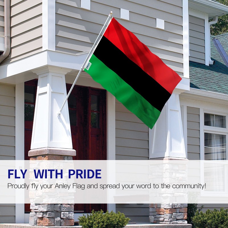 Anley Fly Breeze 3x5 Foot Afro American Flag - Vivid