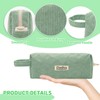 BOZIEE Corduroy Fabric Pencil Case Girls Teenager Pencil Case Pencil