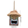 Hand Made Birdhouse Covered Resin Bird Feeder for Home Garden