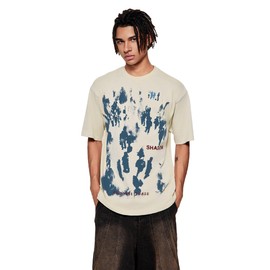 Vamtac Mens Oversized Graphic Tees Y2k Vintage Graffiti Tie Dye Short Sleeve Shirts Streetwear Summer Tops Tshirt Unisex