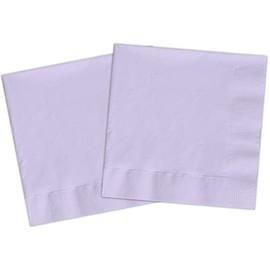 Ciao - Tovaglioli carta FSC compostabili (33x33cm, doppio velo), 20 pezzi, viola lavanda