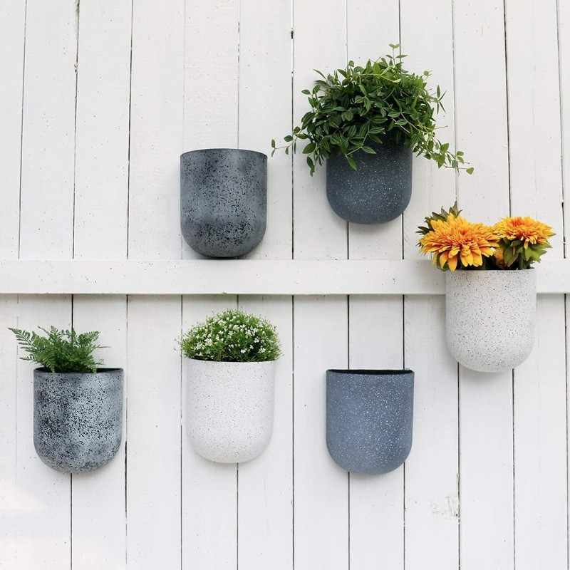 LA Jolie Muse Wall Hanging Planters for Indoor Plants，Hanging Flower