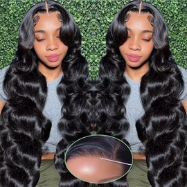 26 Inch Lace Front Wigs Human Hair 10A 6x4 Glueless Wigs Human Hair Pre Plucked Pre Cut Body Wave Lace Front Wigs Human Hair 180% Denisty HD Transparent Lace Frontal Wigs Human Hair For Black Women