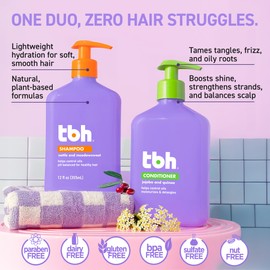 TBH Kids Scalp Refresh Kit - Shampoo, Conditioner, and Scalp Massager