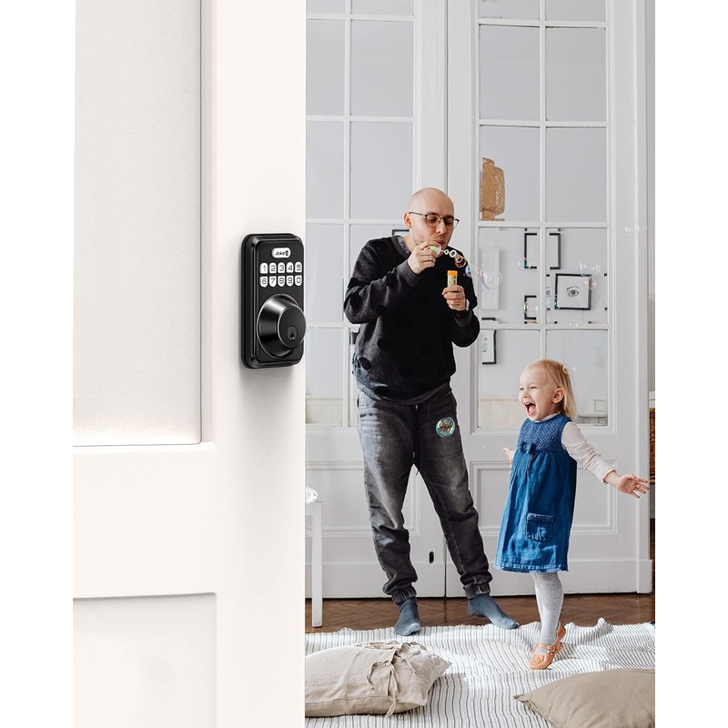 Keyless Entry Door Lock DK01 Black