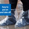 10 Pairs Shoe Covers Boot Covers Plastic Disposable Waterproof Shoe