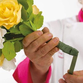 DECORA 0803050 FLORISTENBAND GRÜN 12MM 27M