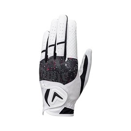 Callaway Gloves GRAPHIC LH WHT/BLK 22 25 (22 cm Left Hand Worn [Right Handed]) White/Black Men's
