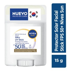 Silky Uv Stick Nivea Sun Protector Solar Facial En Barra Fps