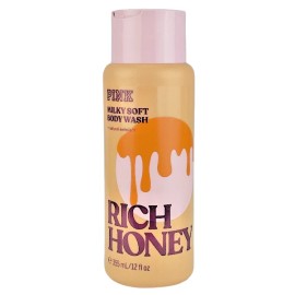 VICTORIA'S SECRET PINK RICH HONEY MILKY SOFT BODY WASH EXFOLIANT 12 oz NEW
