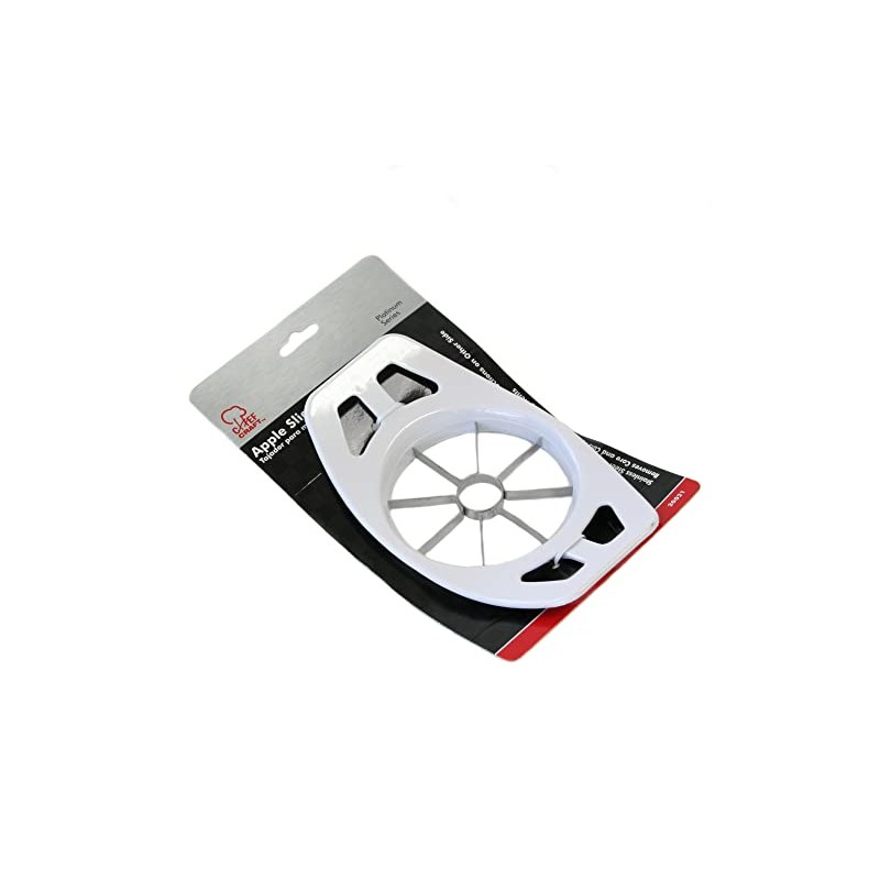 Chef Craft Select Stainless Steel Apple Slicer, 9 inch, White
