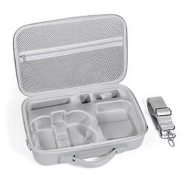 Case for DJI Neo, Portable PU Compact Case with Carrying Strap, Carrying Case for DJI Neo Fly More Combo Drone and Accessories