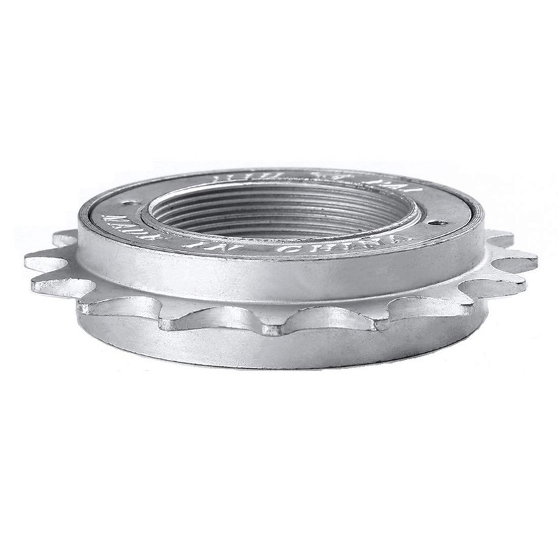 ZHIQIU 16T Bicycle Anti-Rust Freewheel for 1 Speed (16T-Silver)