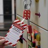 Boviisky Lockout Tagout Kit with Red Safety Padlocks, Hasps Set,