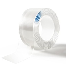 GluonX Double Sided Heavy Duty Extra Strong Adhesive Tape -Indoor/Outdoor General Purpose Nano Tape for securing Picture Frames, Carpets. - Reusable and Without Leaving Adhesive Marks