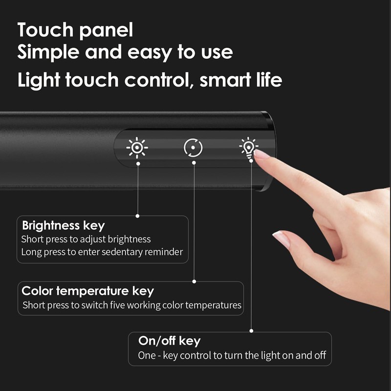 BY-J PC Screen Lamp with Remote Control, Adjustable Screen Light