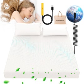 Grounding Sheet, 90% Organic Cotton+10% Pure Silver Organic Fitted Grounded Sheet for Improved Sleep, Earth Connecting Bedding - Healthy Sleep Therapy (White, (60.3 * 80 * 15 in))