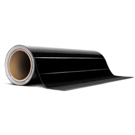 VViViD Black Gloss Air-Release Adhesive Vinyl Tape Roll (8 Inch x 20ft)