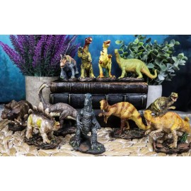 Ebros Gift Educational Prehistoric Dinosaur Miniature Figurines Collection Set of 12