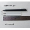 Twokiln 0.5 mm Pen Refill Black 4.3 Inch Gel Ink