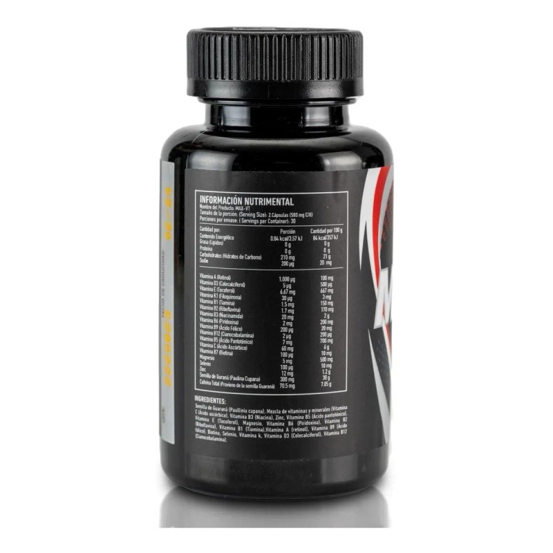 Max Multivitaminico Cápsulas Guaraná Protgt Sabor