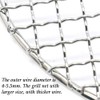 Stainless Steel Wire Round 11.6 Inch Diameter Cooking Grate Grid