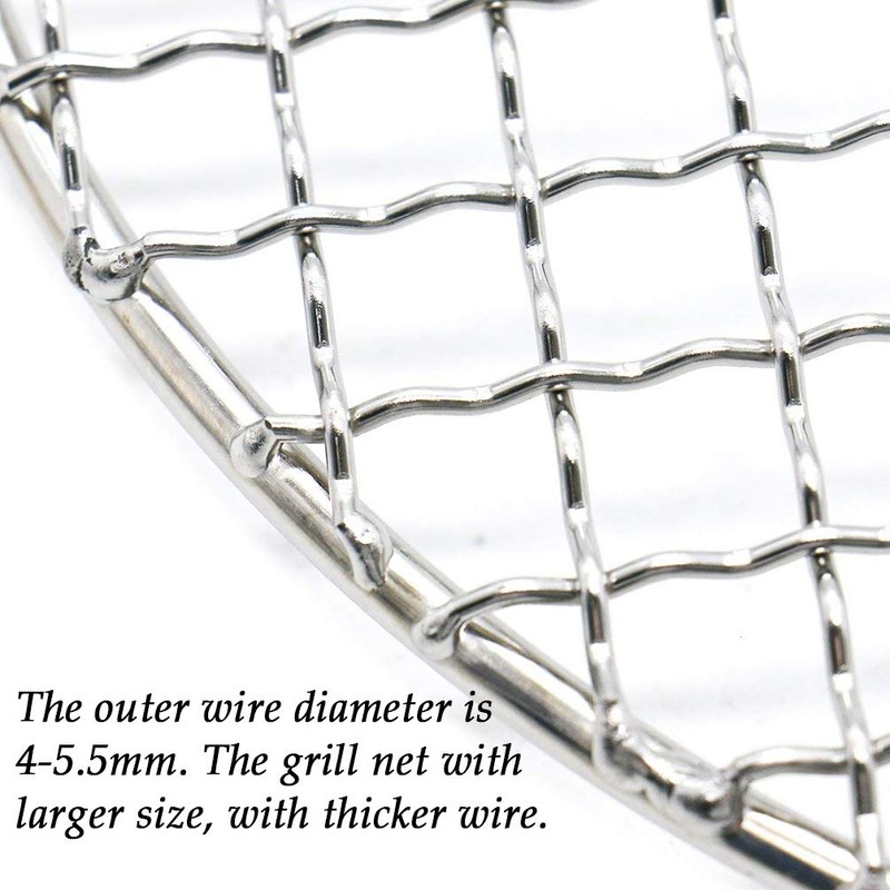 Stainless Steel Wire Round 11.6 Inch Diameter Cooking Grate Grid